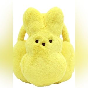 New yellow peep plushie fuzzy Easter basket